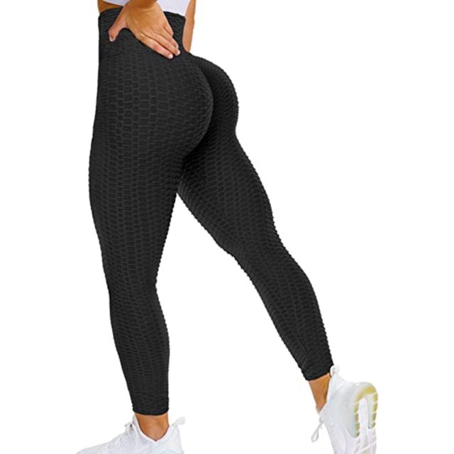 Pantalones de mujer, mallas Push Up de cintura para Fitness, | eBay
