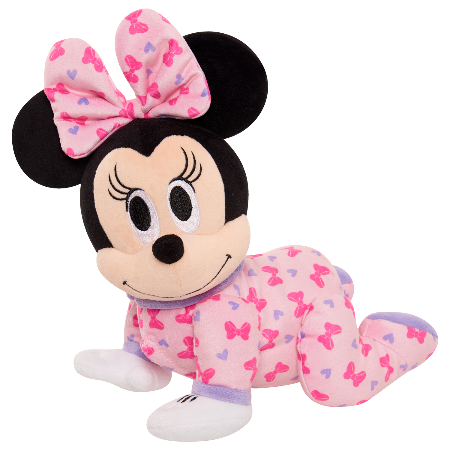 disney baby minnie mouse musical crawling pal plush